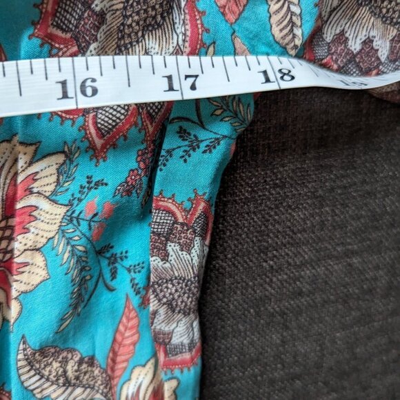 Ale by Alessandra Off The Shoulder Turquoise Floral Maxi Dress - Picture 5 of 10